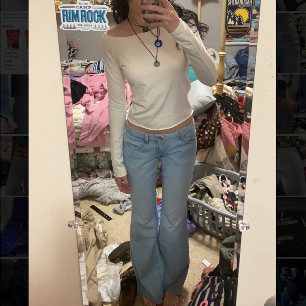 Pacsun low rise flare jeans